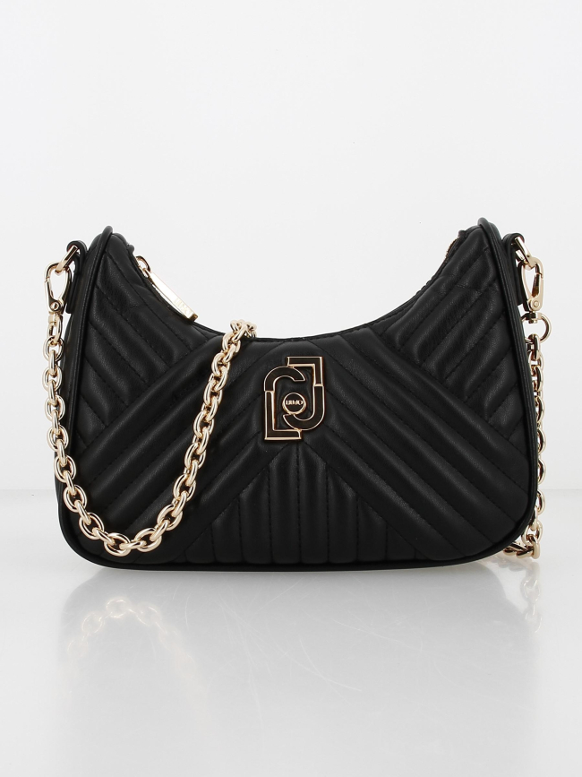 Sac à bandoulière hobo noir femme - Liu Jo