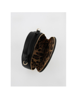 Sac à bandoulière rond clouté noir femme - Liu Jo