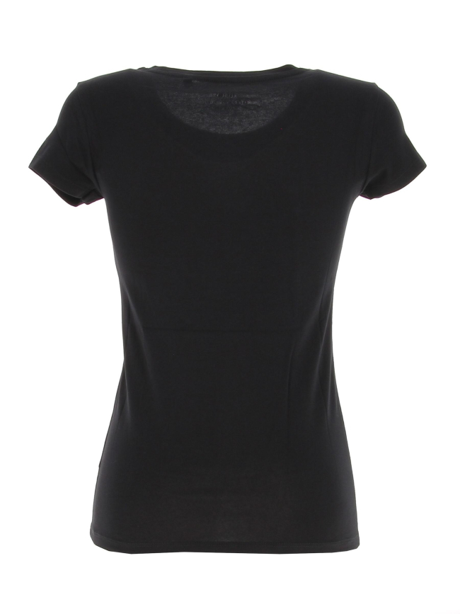 T-shirt rose logo noir femme - Guess