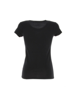 T-shirt rose logo noir femme - Guess