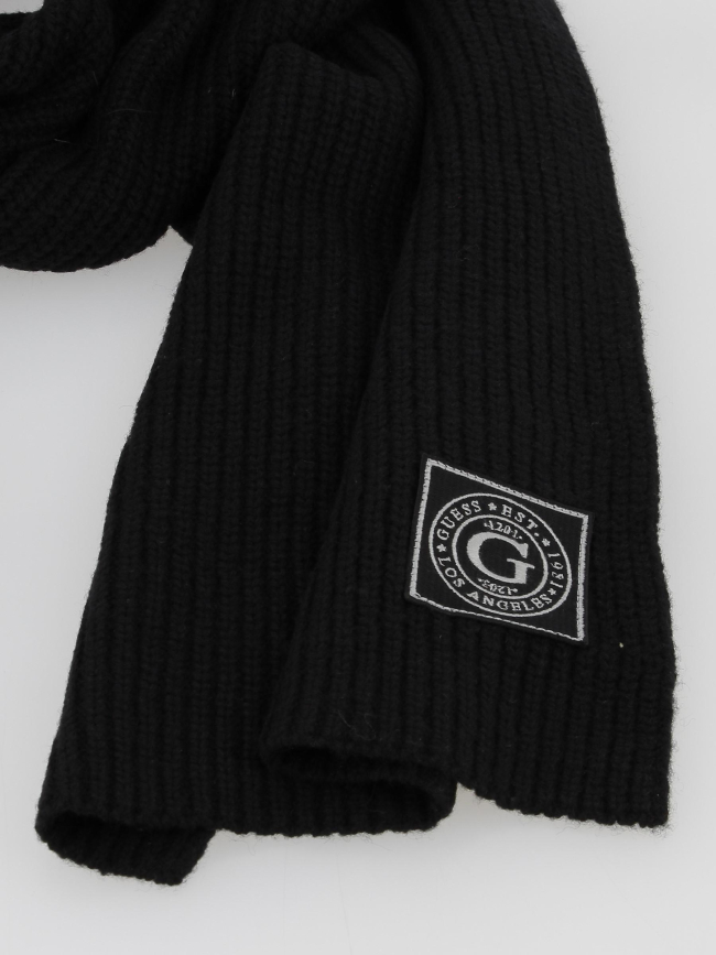 Echarpe ribber noir homme - Guess