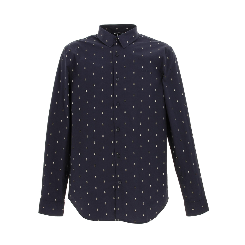 Chemise sunset bleu marine homme - Guess