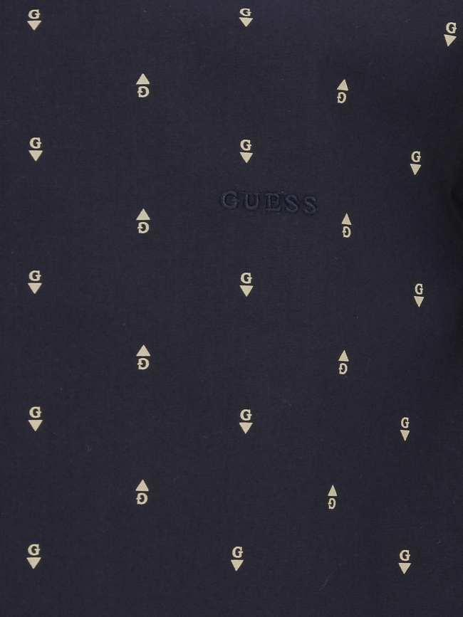 Chemise sunset bleu marine homme - Guess
