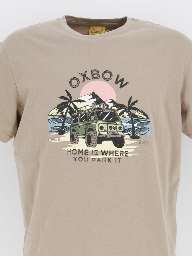 T-shirt van gris homme - Oxbow