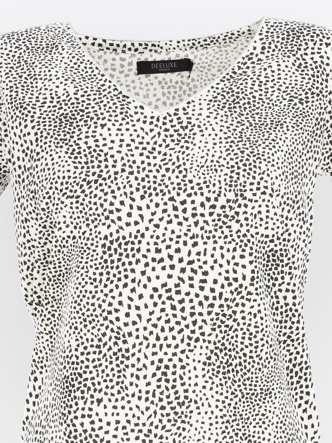 T-shirt top zia blanc femme - Deeluxe