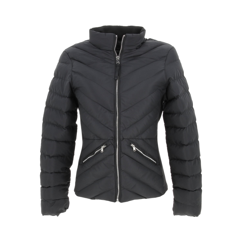 Doudoune bi-matière evelyn noir femme - Tiffosi