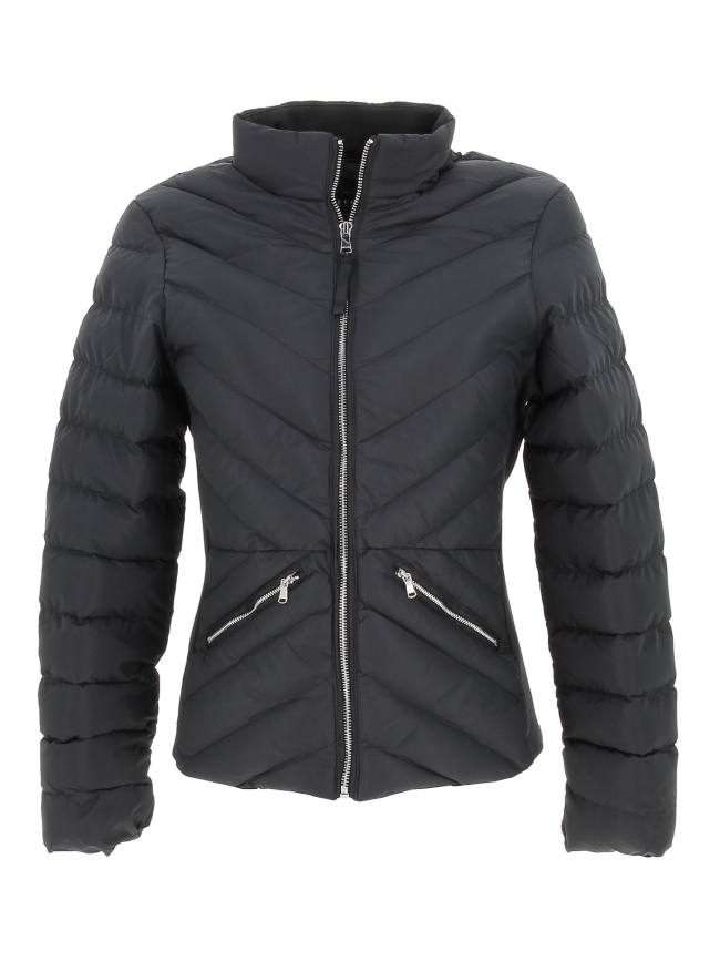 Doudoune bi-matière evelyn noir femme - Tiffosi
