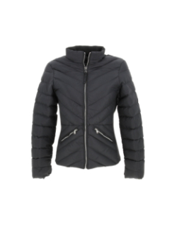 Doudoune bi-matière evelyn noir femme - Tiffosi