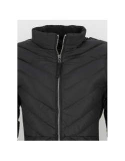 Doudoune bi-matière evelyn noir femme - Tiffosi