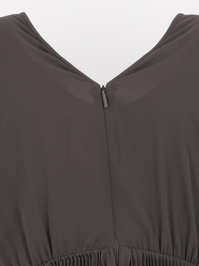 Robe longue vestito gris femme - Armani Exchange