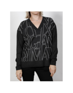 Pull dark gris femme - Armani Exchange