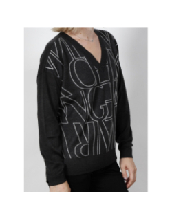 Pull dark gris femme - Armani Exchange