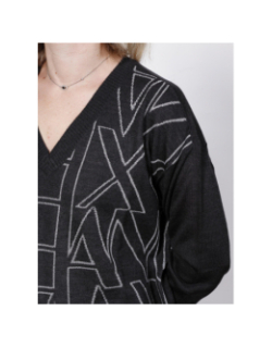 Pull dark gris femme - Armani Exchange