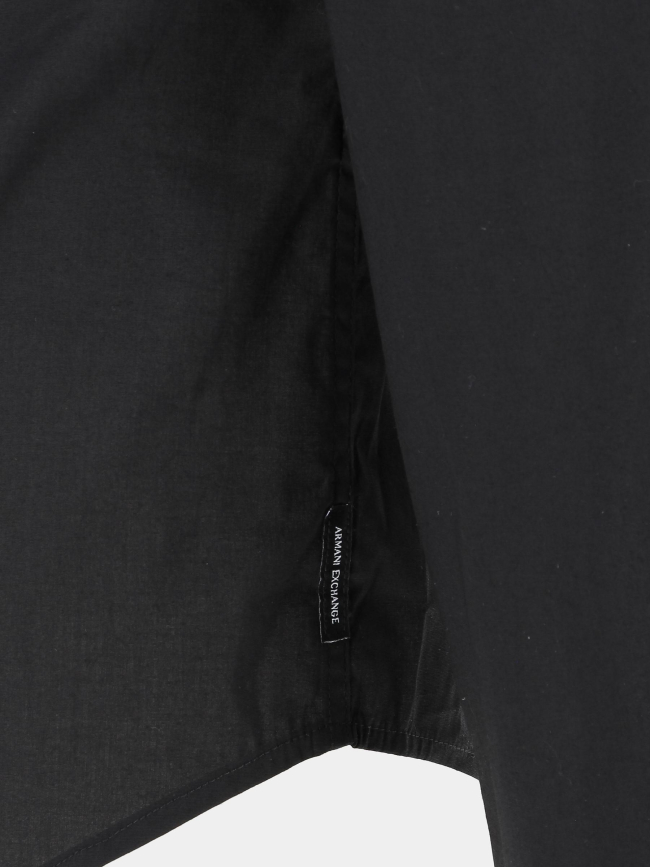 Chemise droite camicia noir homme - Armani Exchange