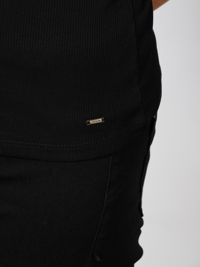 Débardeur col v didou noir femme - Morgan