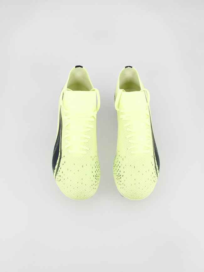 Chaussures de football ultra match fg/ag jaune - Puma