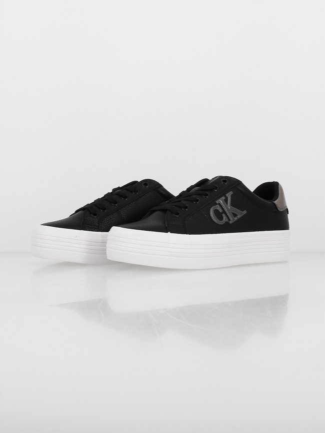 Baskets plateforme vulc noir femme - Calvin Klein