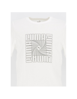 T-shirt reflective graf blanc homme - Puma