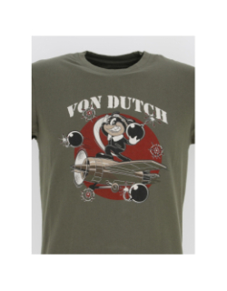 T-shirt tee swank vert kaki homme - Von Dutch
