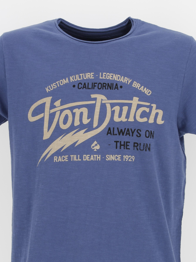 T-shirt thund bleu homme - Von Dutch