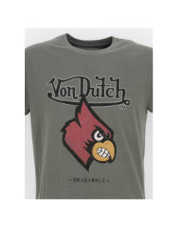 T-shirt tee vert kaki homme - Von Dutch