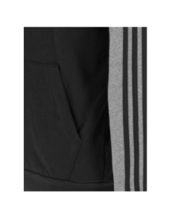 Sweat zippé à capuche mel fz noir homme - Adidas