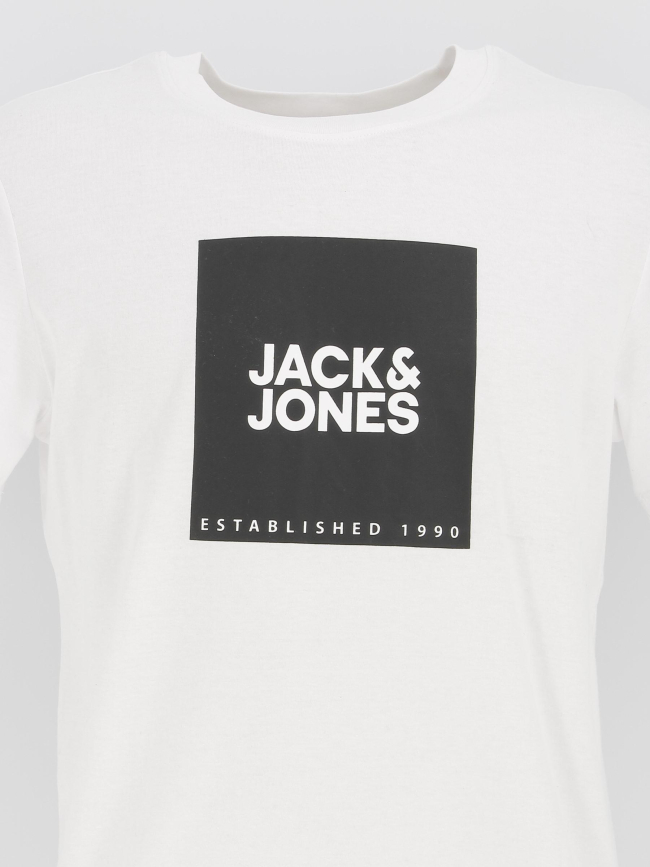 T-shirt crew blanc homme - Jack & Jones