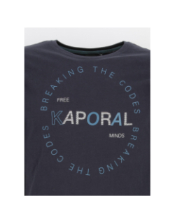 T-shirt manches longues modinb12 bleu marine garçon - Kaporal