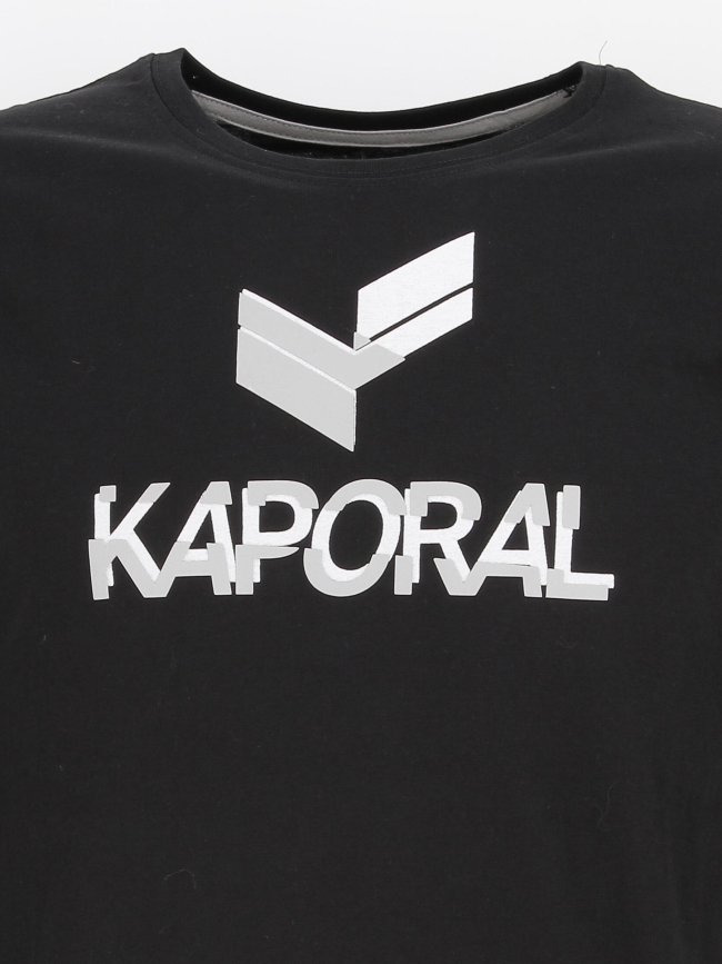 T-shirt manches longues matty noir garçon - Kaporal