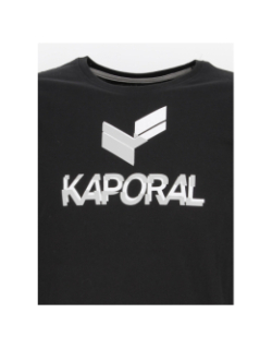T-shirt manches longues matty noir garçon - Kaporal