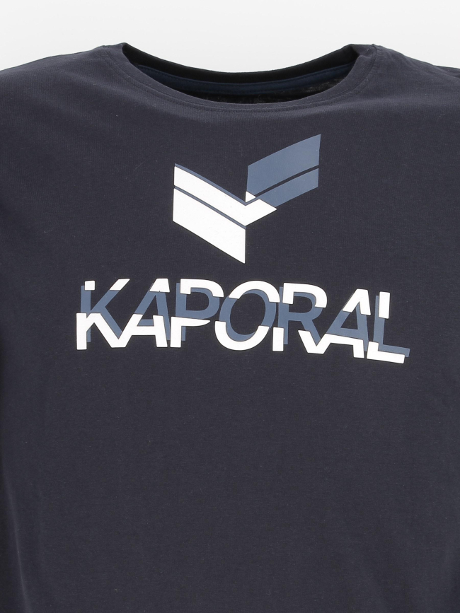 T-shirt manches longues matty bleu garçon - Kaporal