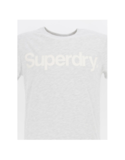 T-shirt ice gris chiné homme - Superdry