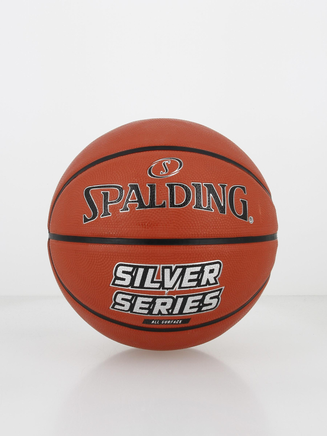 Ballon de basketball silver series t6 orange - Spalding
