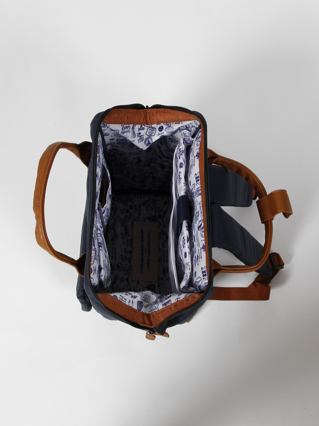Sac à dos mini adventurer chicago bleu marine - Cabaïa