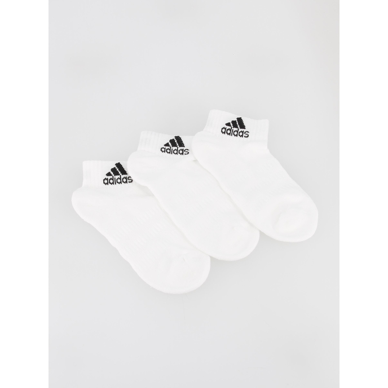 Pack 3 paires socquettes sport cuch blanc enfant - Adidas