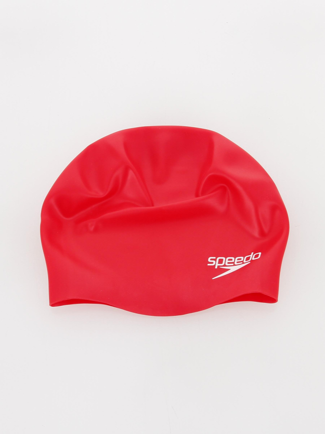 Bonnet de bain natation moulded rouge enfant - Speedo