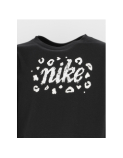 T-shirt manches longues crop icon noir fille - Nike