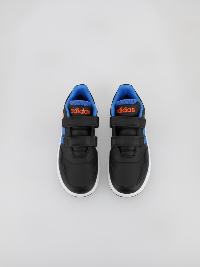 Chaussures de basketball à scratch hoops noir enfant - Adidas