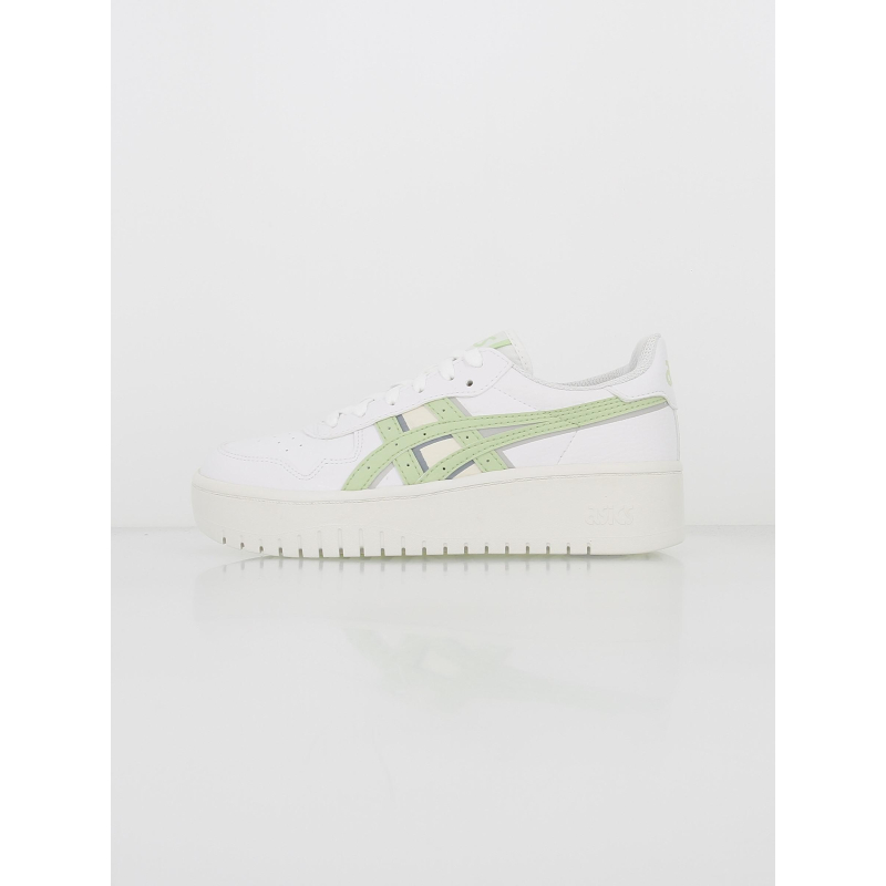 Baskets compensées japan jade blanc femme - Asics