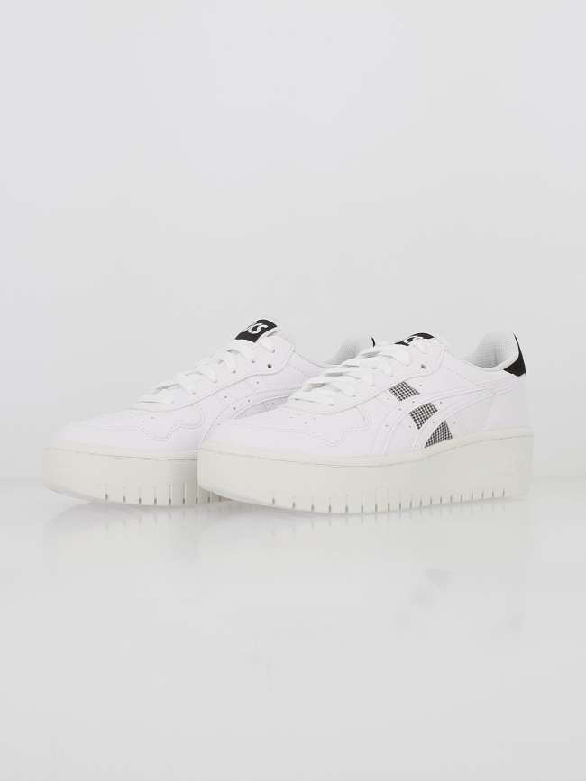 Baskets compensées japan block blanc femme - Asics