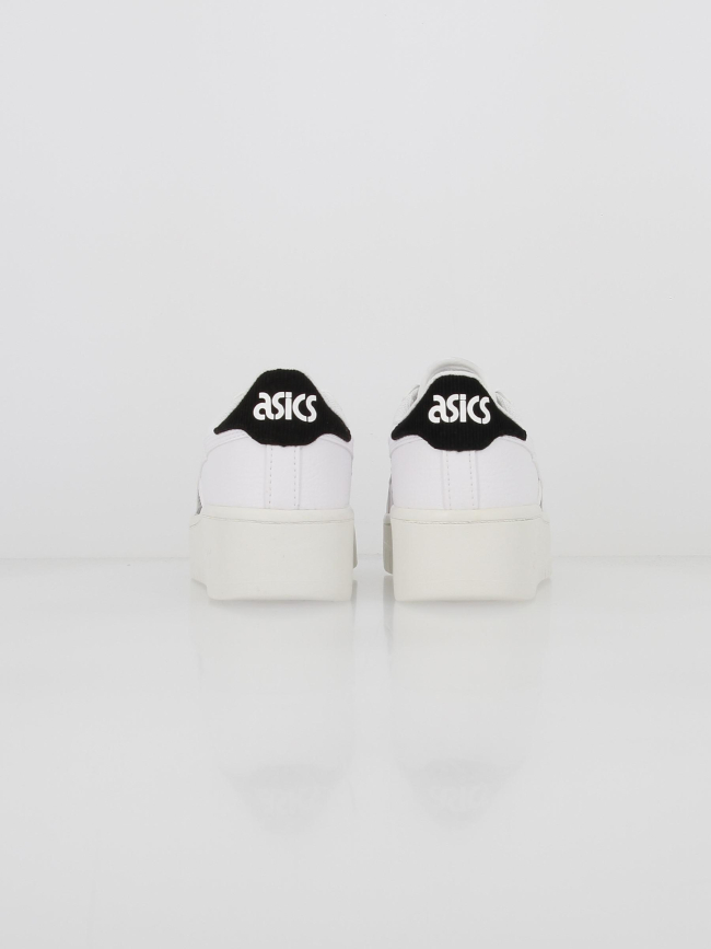 Baskets compensées japan block blanc femme - Asics