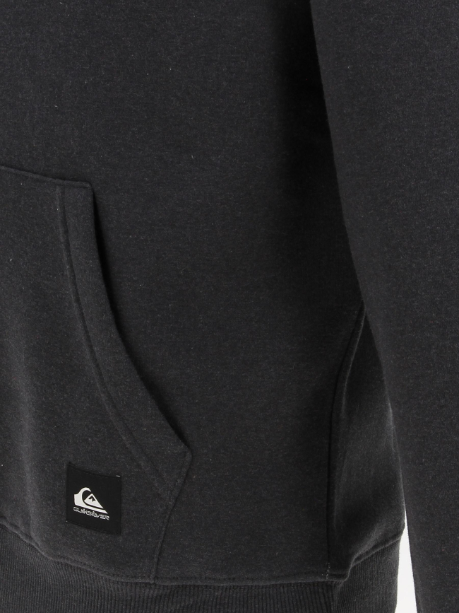 Sweat à capuche emboss noir garçon - Quiksilver