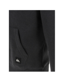 Sweat à capuche emboss noir garçon - Quiksilver