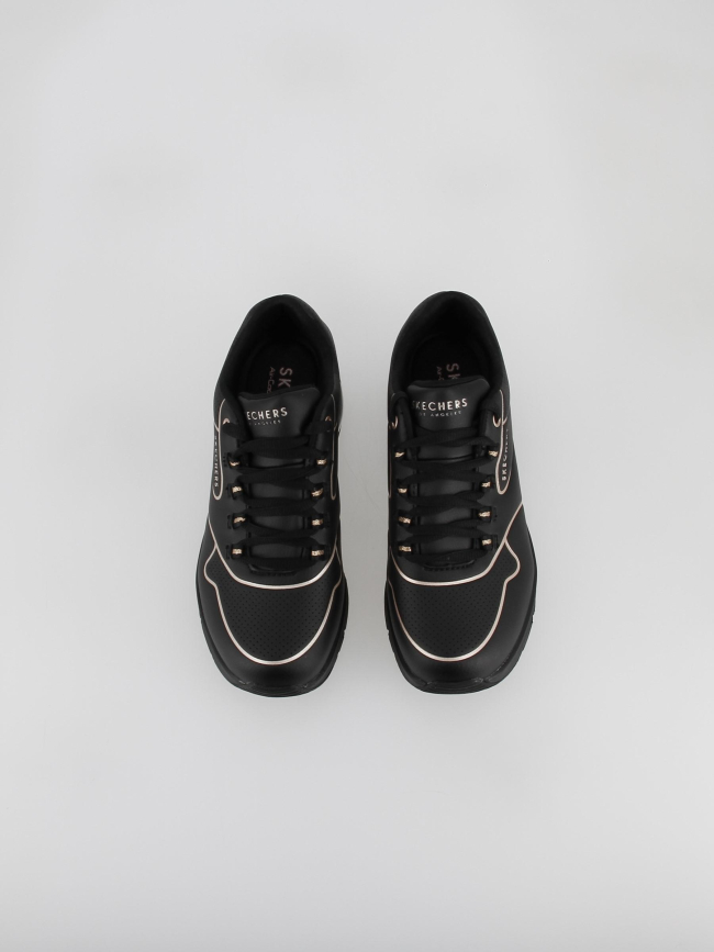 Baskets uno golden noir femme - Skechers