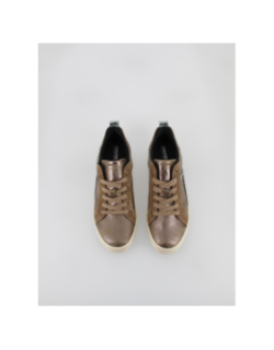 Baskets blomiee beige métallisé femme - Geox