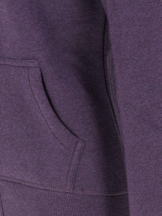 Sweat à capuche zippé vintage violet femme - Superdry