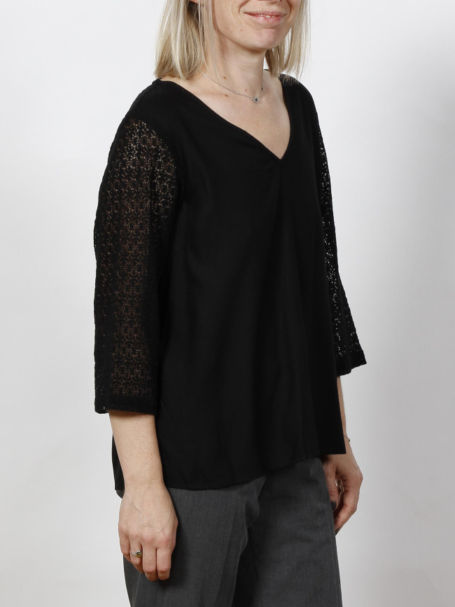 Blouse mia noir femme - Véro Moda