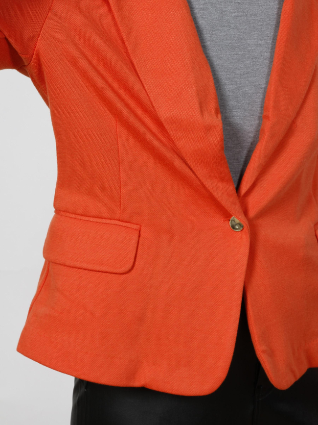 Veste blazer luca orange femme - Vero Moda