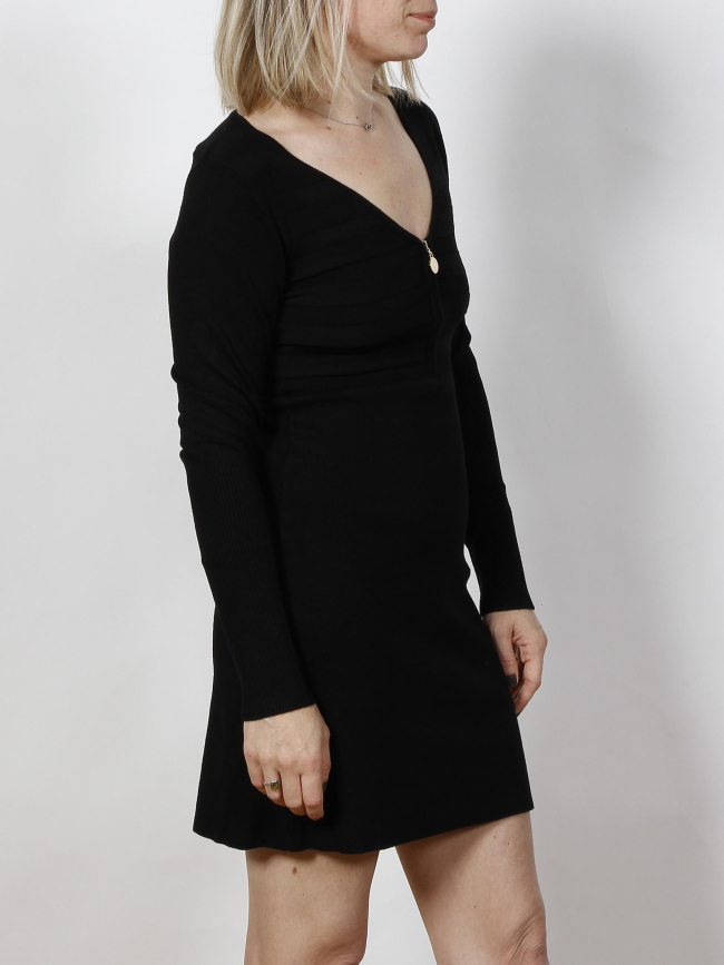 Robe pull menza noir femme - Morgan