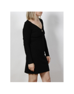 Robe pull menza noir femme - Morgan